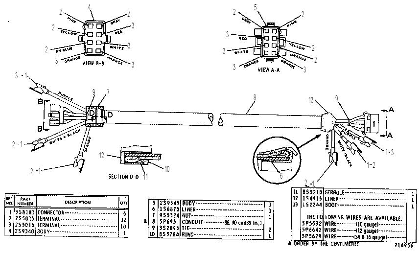 Жгут проводов 3V6344 CAT