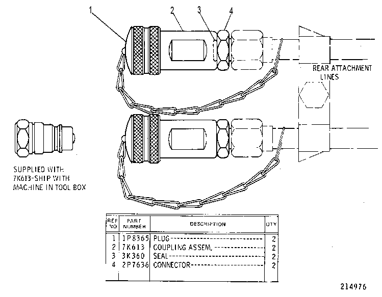 COUPLING GP 3V6267 CAT