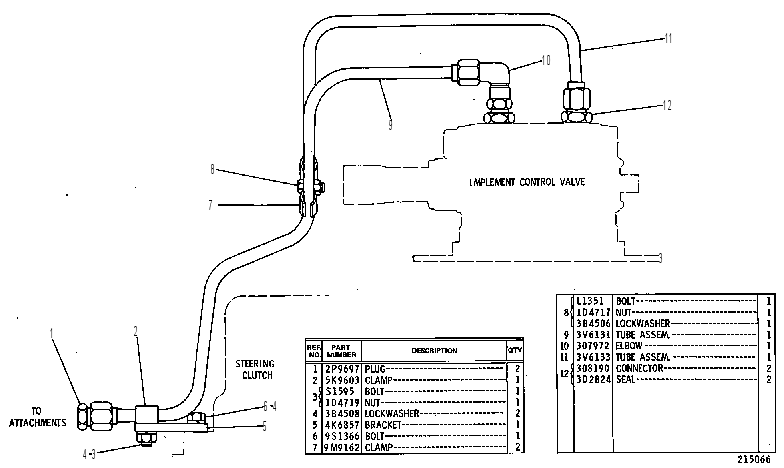 LINES GP-REAR ATTACHMENT 3V6265 CAT