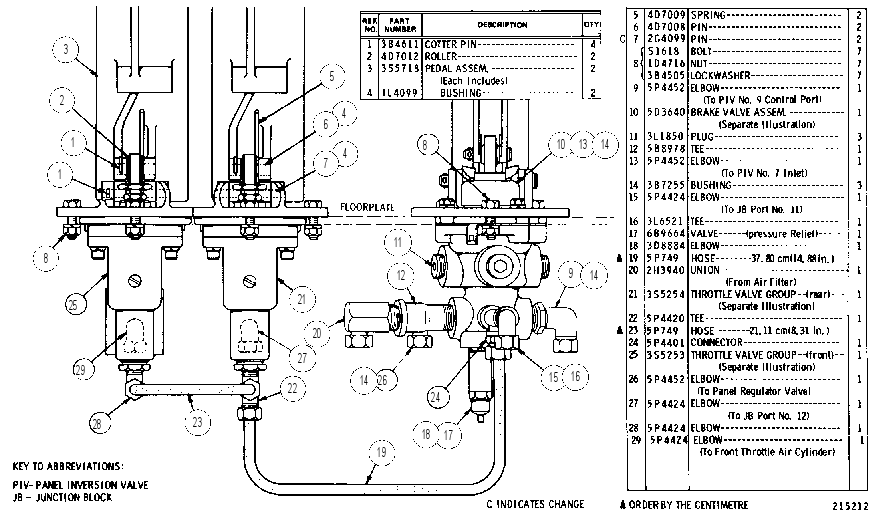 BRAKE AND THROTTLE CONTROL GROUP 6P2088 CAT