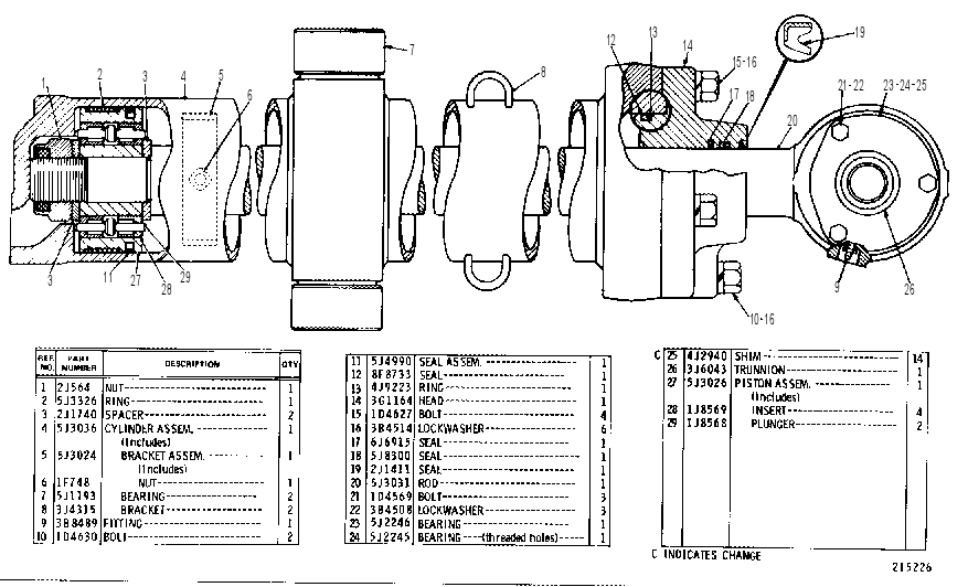 Цилиндр 3G1176 CAT
