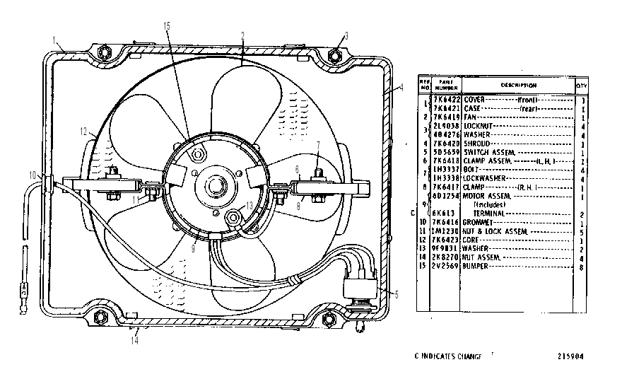 HEATER ASSEMBLY 7D2785 CAT