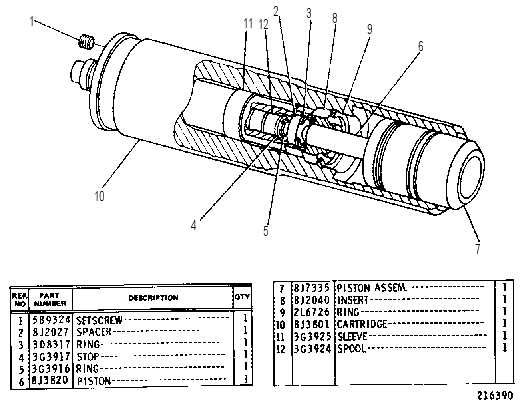 VALVE GP-SERVO 3G3926 CAT
