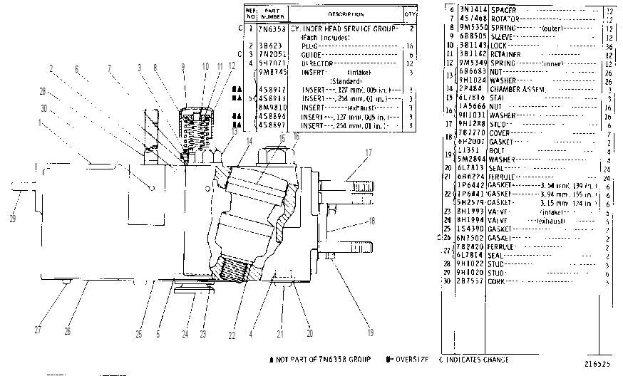 CYLINDER HEAD GROUP 4N9894 CAT