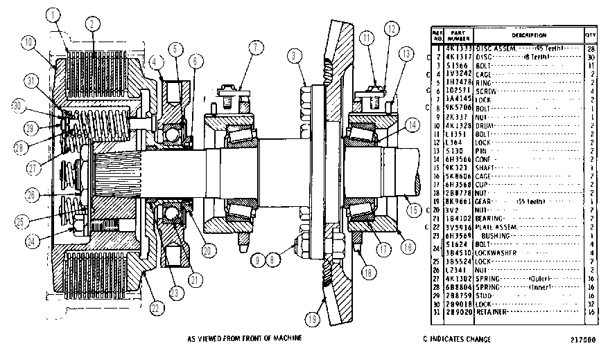 STEERING CLUTCH GROUP 9K0714 CAT