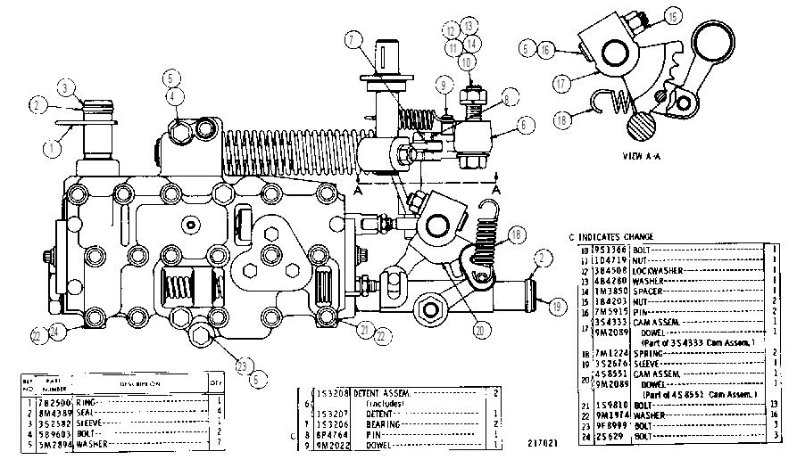 TRANSMISSION HYDRAULIC CONTROL 3S4300 CAT