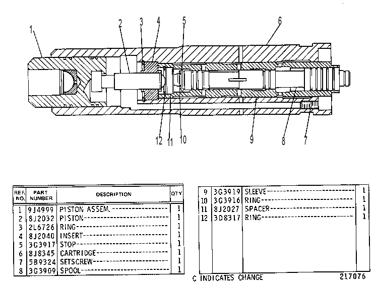 VALVE GP-SERVO 3G3922 CAT