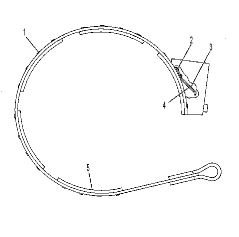BAND & LINING AS-BRAKE 5G1073 CAT