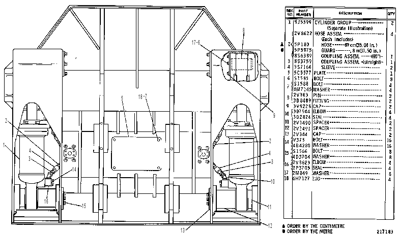 BUCKET GP-SHOVEL 3V8800 CAT