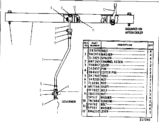 GOVERNOR CONTROL GROUP 6N7181 CAT