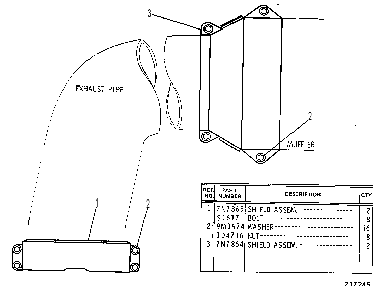 SHIELD GROUP 6N9784 CAT