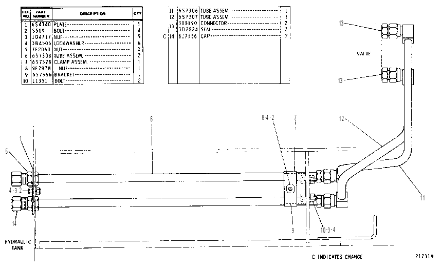 LINES GP-REAR 6S4111 CAT
