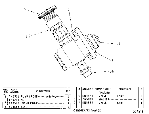 PUMP GP-FUEL TFR & PRIMING 4N0242 CAT