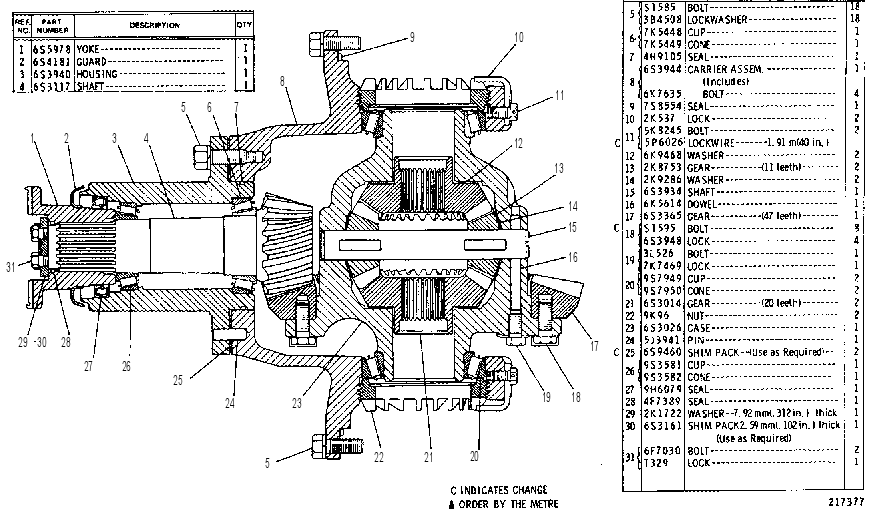 DIFFERENTIAL GP-FRONT 6S3350 CAT