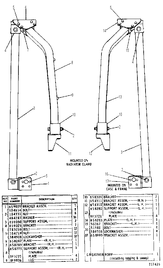 SWEEP GROUP 6S9288 CAT