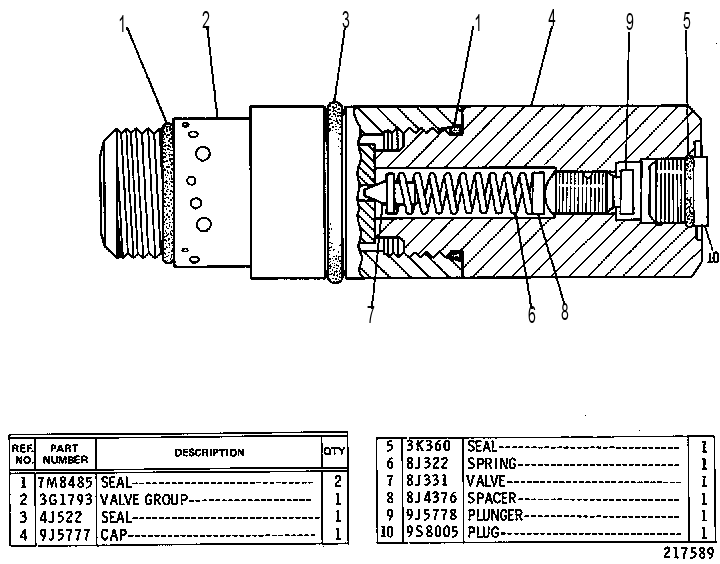 Клапан 3G2667 CAT
