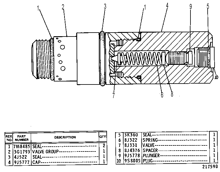 Клапан 3G2668 CAT