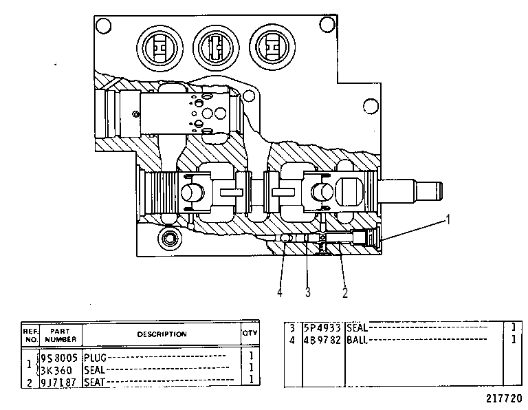 Клапан 3G5080 CAT
