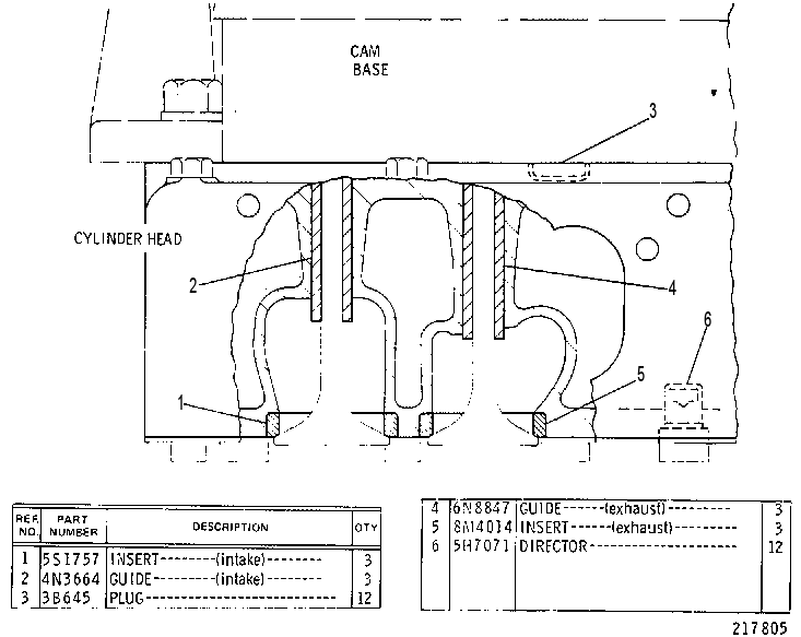 CYL HEAD A 7N3630 CAT