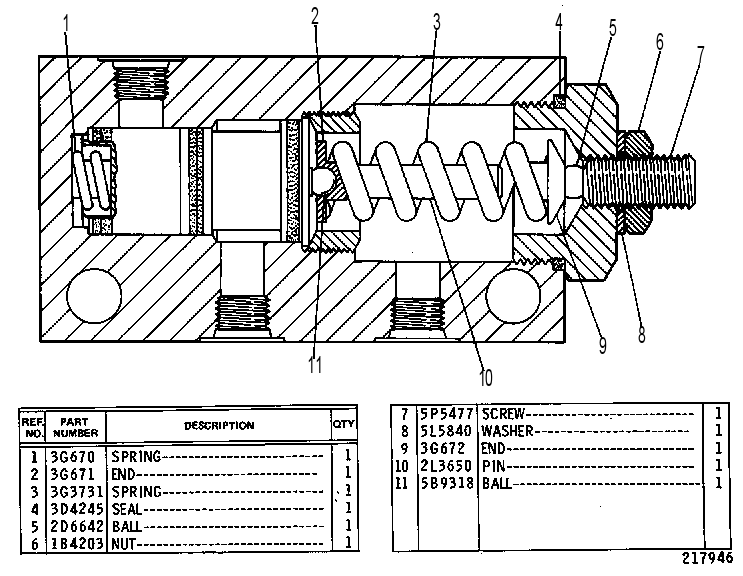 Клапан 3G7594 CAT
