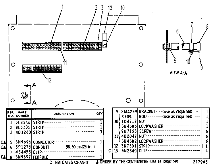 PANEL ASSEMBLY 3N6453 CAT