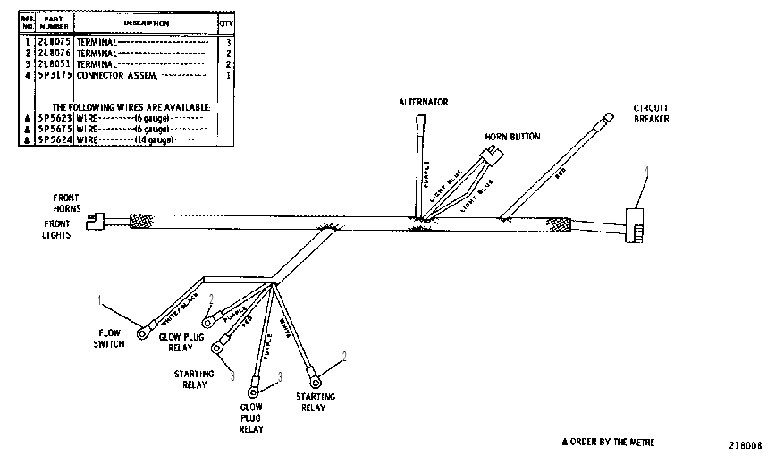 Жгут проводов 7G0902 CAT