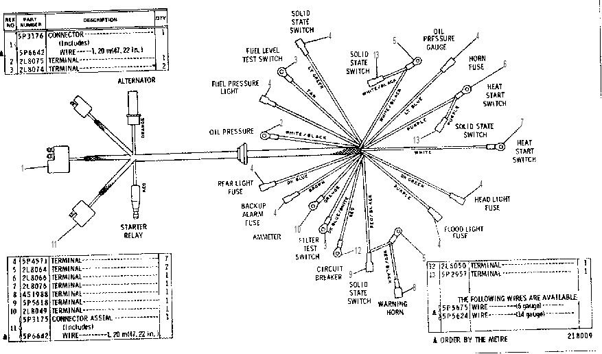 Жгут проводов 7G0903 CAT