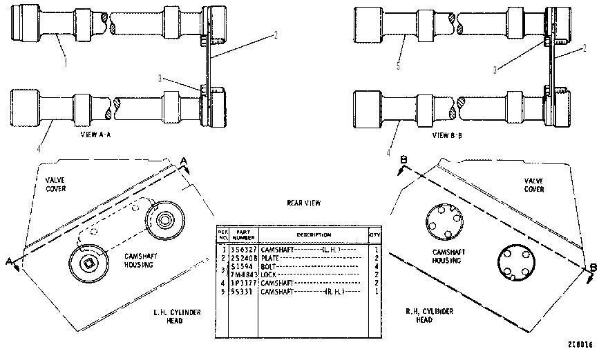 CAMSHAFT GROUP 6N5901 CAT