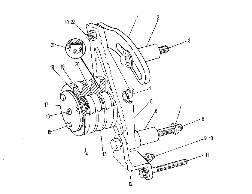 BELT TIGHTENER GP 3N2755 CAT