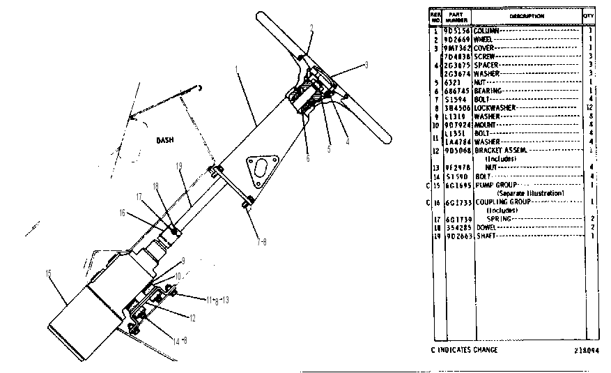 GEAR GP-STEERING 9D2715 CAT