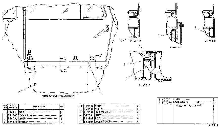 CAB GROUP-WITHOUT ROPS 9D8460 CAT