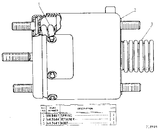 BRAKE ACTUATOR GROUP 6G1410 CAT