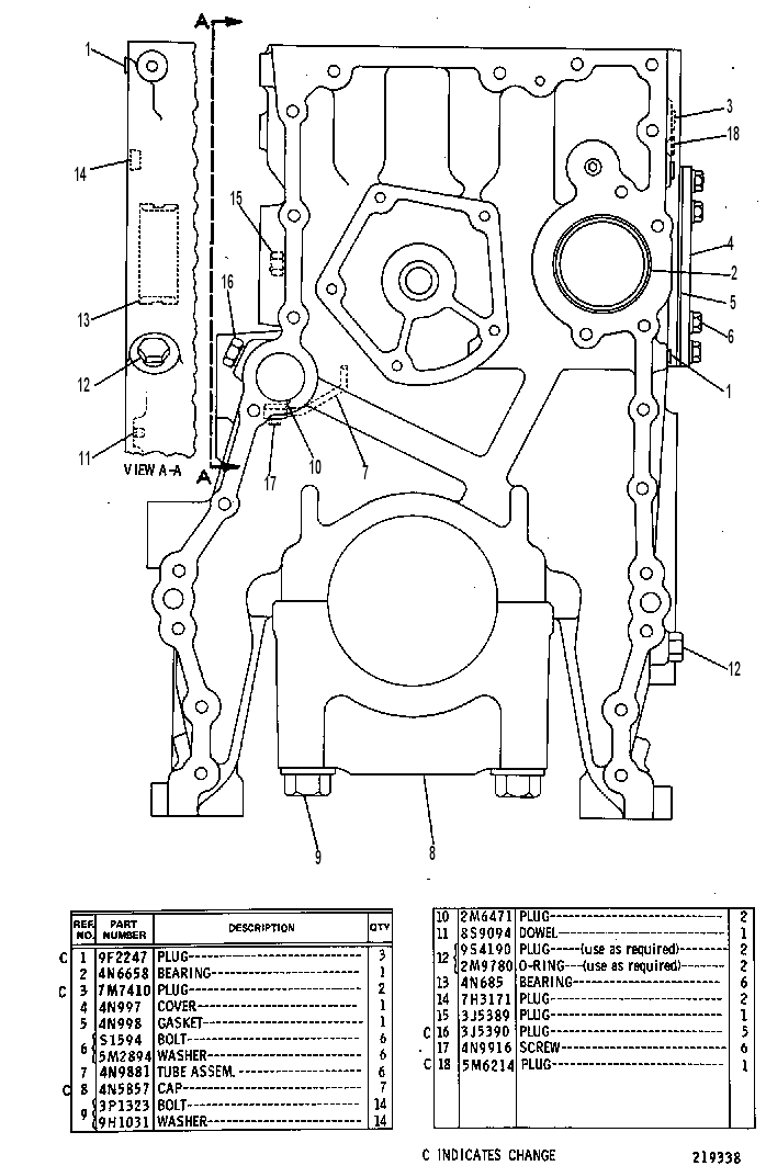Блок цилиндров 7N1203 CAT