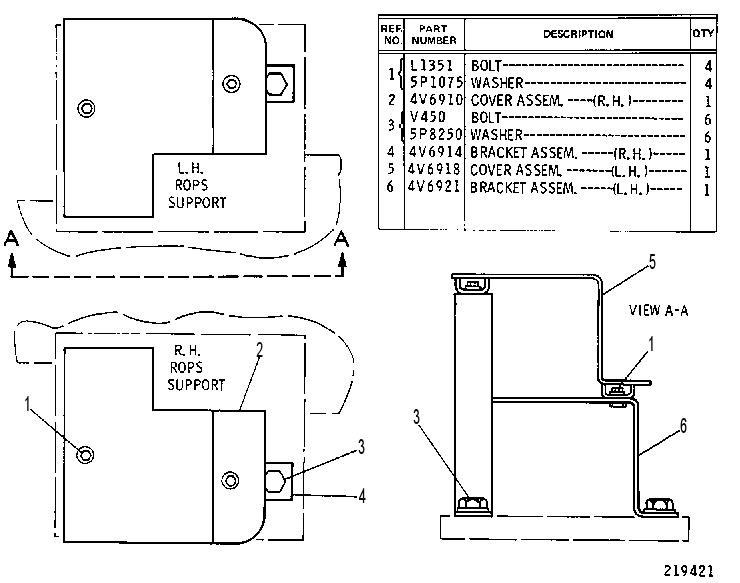 CONVERSION GP-NON-ROPS 4V3446 CAT