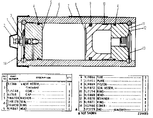 Гидроаккумулятор 3G2351 CAT