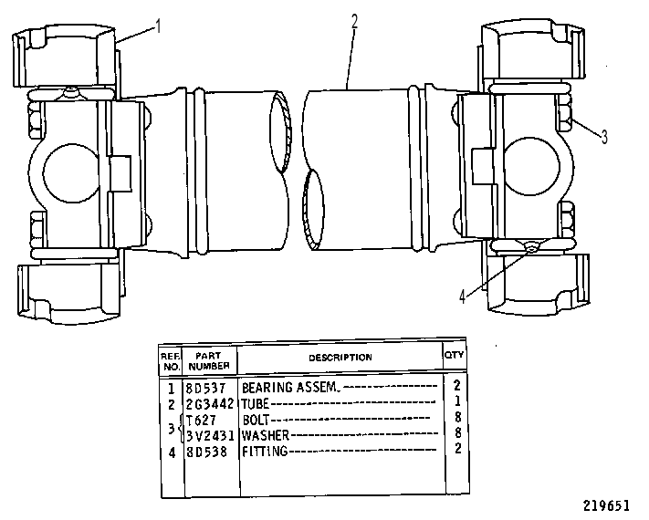 UNIVERSAL JOINT GROUP 2G3390 CAT