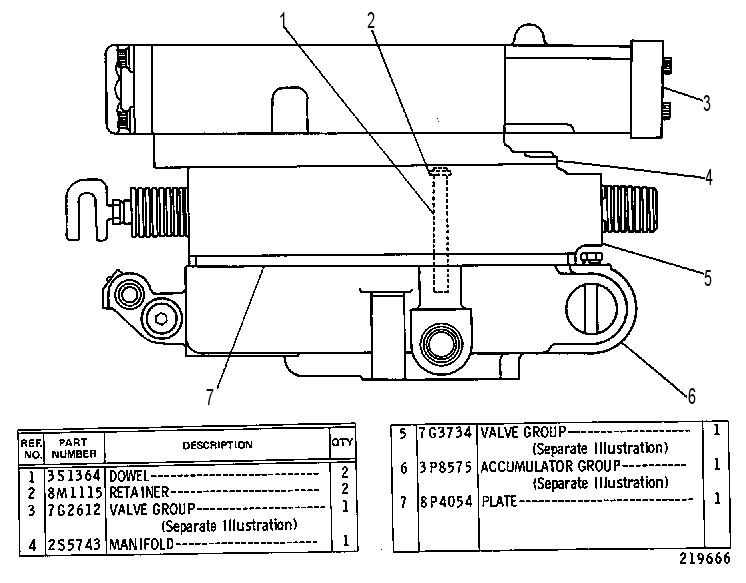 Клапан 3P8116 CAT