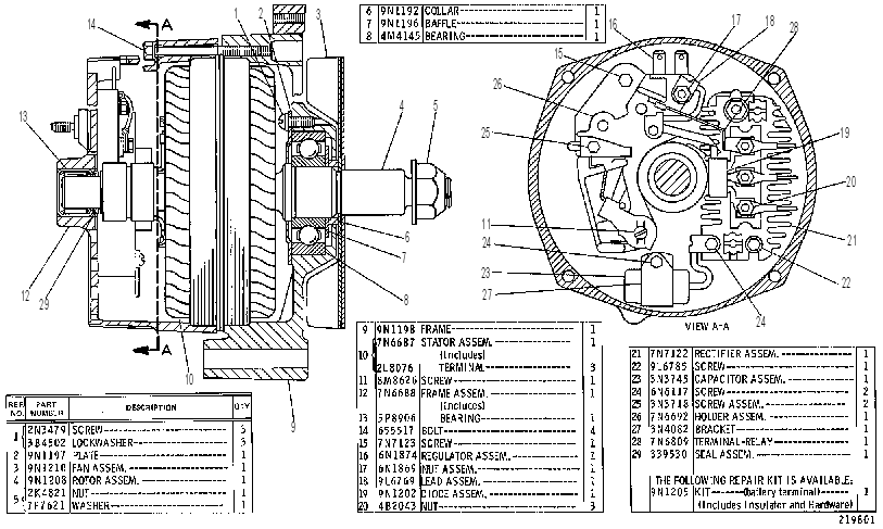 Генератор 7N7121 CAT