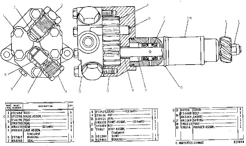 FUEL TRANSFER PUMP GROUP 7N0794 CAT