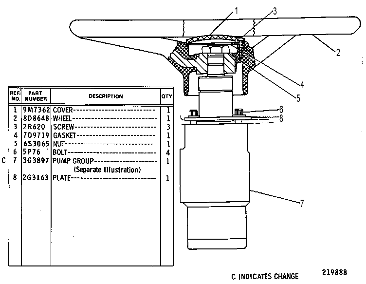 Управление рулевое 8D7530 CAT