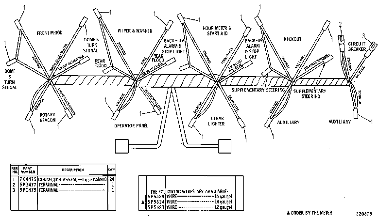 Жгут проводов 4V7255 CAT