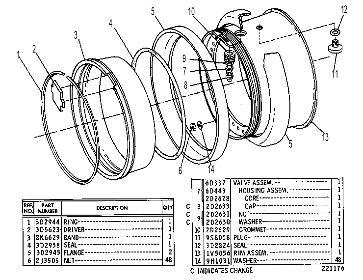 RIM GROUP 1V4972 CAT