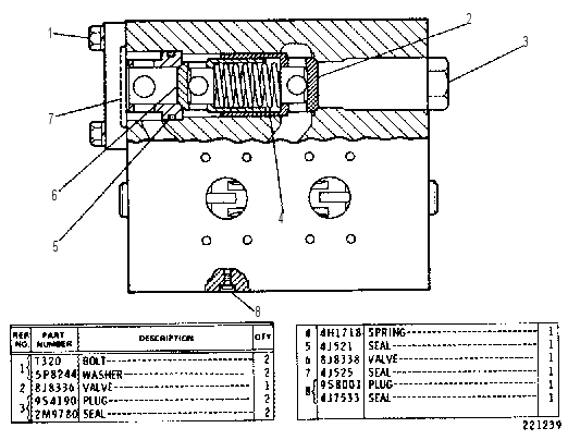 Клапан 3G8610 CAT