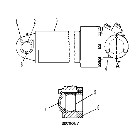 CYLINDER & MTG GP-HOIST 9D6710 CAT