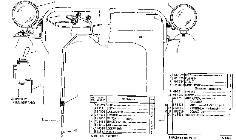LIGHTING GP-AUXILIARY 4V8432 CAT