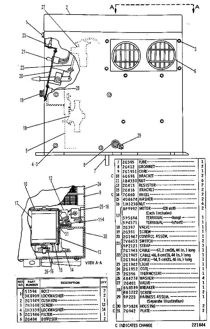 AIR CONDITIONER GROUP 9D0187 CAT