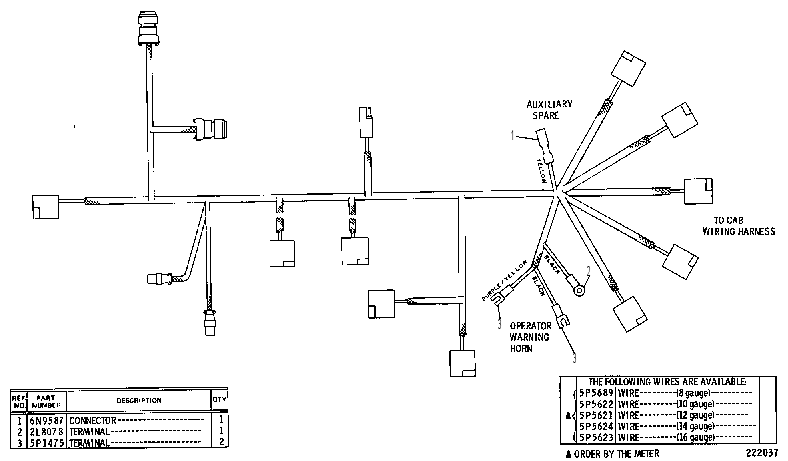 Жгут проводов 3V6474 CAT