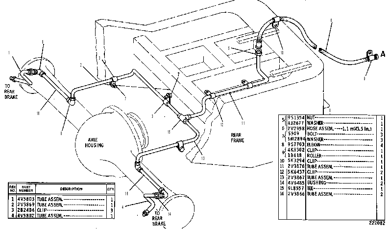 Управление тормозом 4V9122 CAT