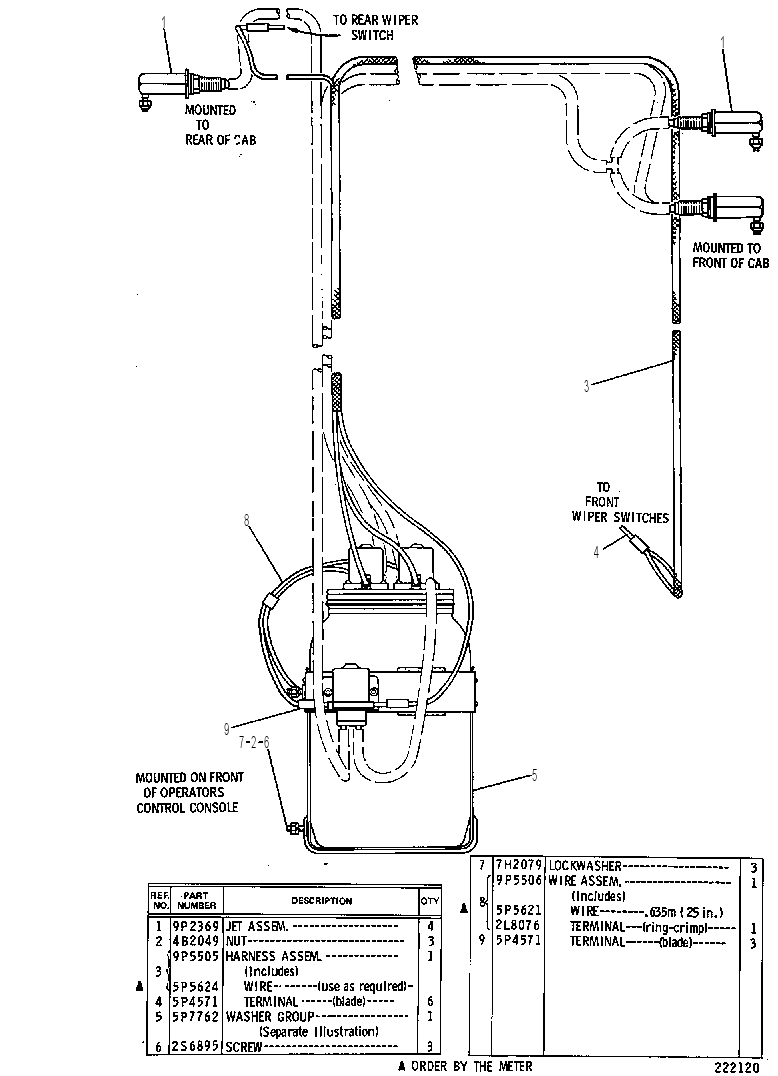 WASHER GROUP 8A3052 CAT