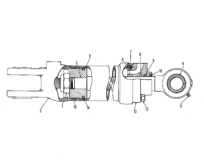 Цилиндр рулевой 3G5192 CAT